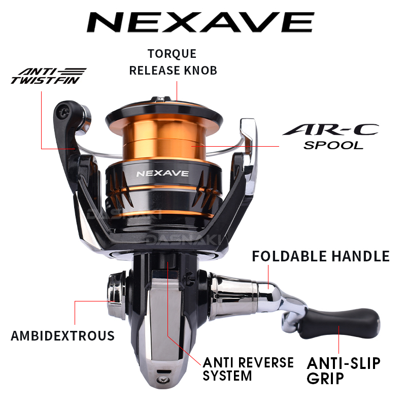 Shimano 2026 NEXAVE Spinning R - đánh giá và giá Daiwa Reel Bg
