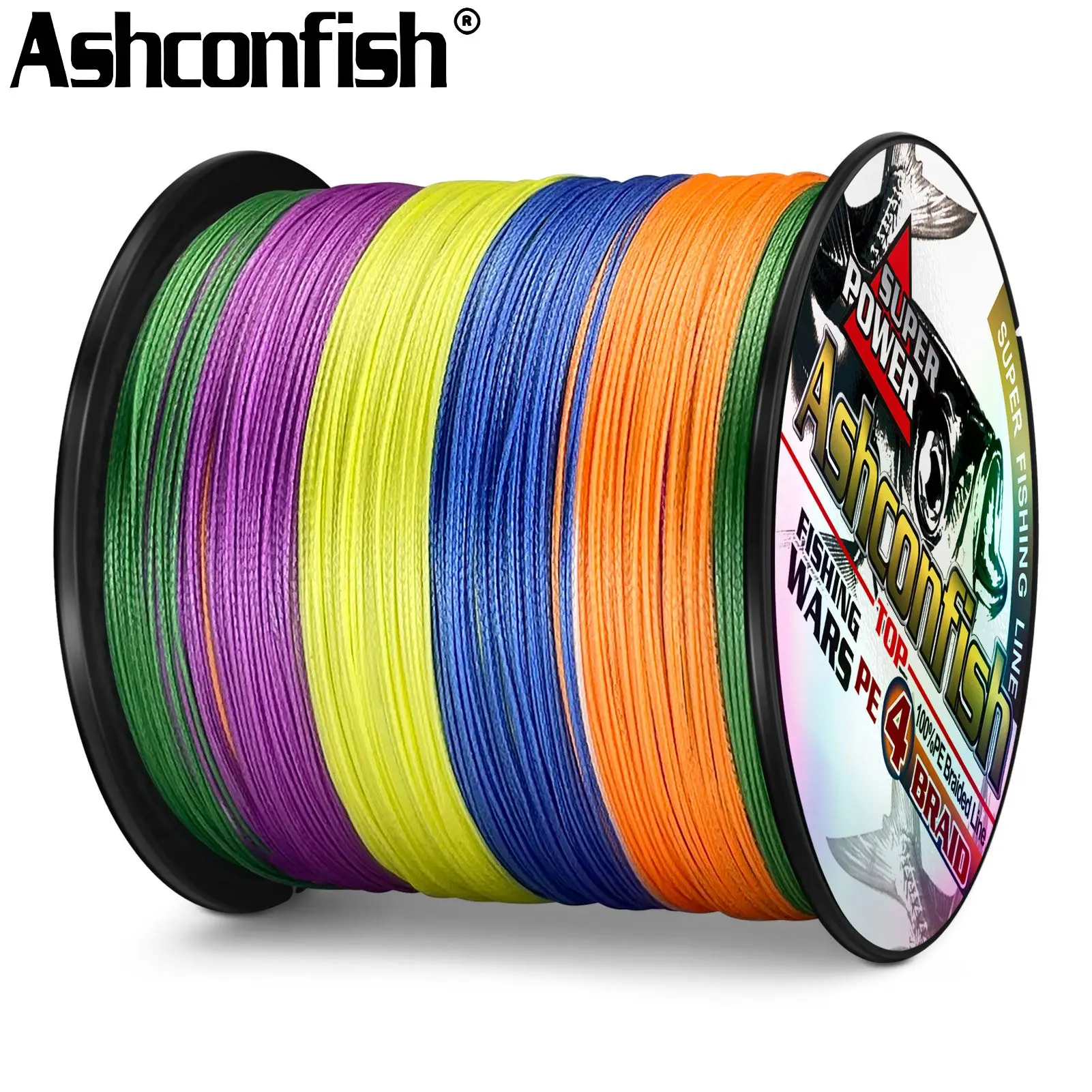 Ashconfish 500M Multicolour PE - đánh giá và giá Ice Fishing Line